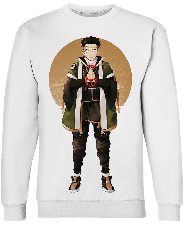Himejima Gyoumei - Demon Slayer - Kimetsu No Yaiba 3D Crewneck Sweatshirt V1