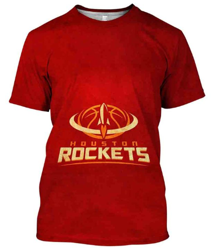 Houston Rockets Logo 3D Printed T-Shirt