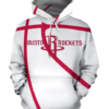 Houston Rockets Simple 3D Printed Pullover Hoodie
