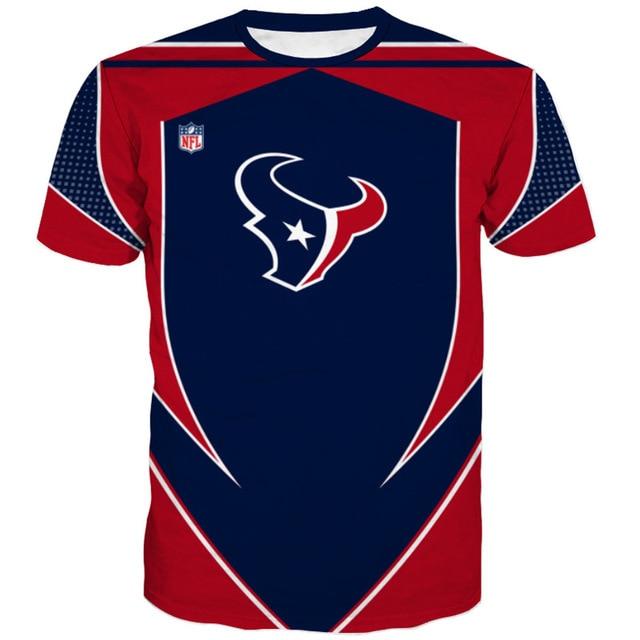 Houston Texans Logo 3D Printed T-Shirt