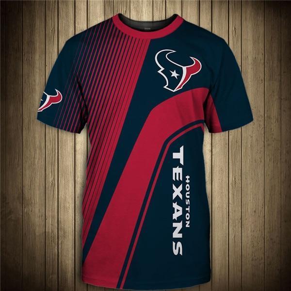 Houston Texans Stripe 3D T-Shirt