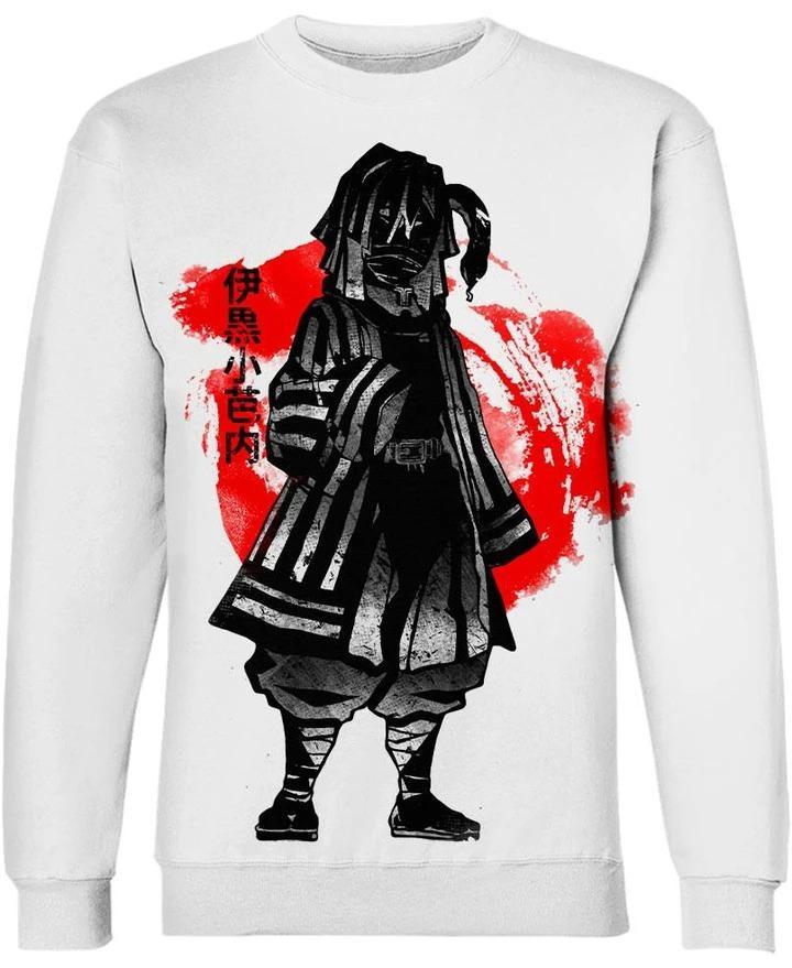 Iguro Obanai - Demon Slayer - Kimetsu No Yaiba 3D Crewneck Sweatshirt V3