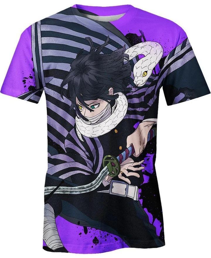 Iguro Obanai - Demon Slayer - Kimetsu No Yaiba 3D T-Shirt V5