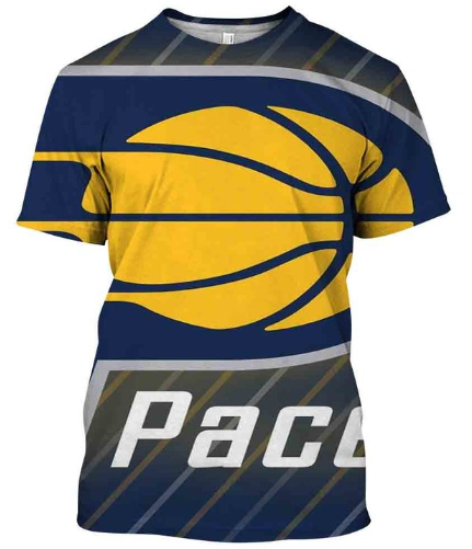 Indiana Pacers Logo 3D Printed T-Shirt