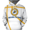 Indiana Pacers Simple 3D Printed Pullover Hoodie