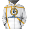 Indiana Pacers Simple 3D Printed Zipper Hoodie Jacket