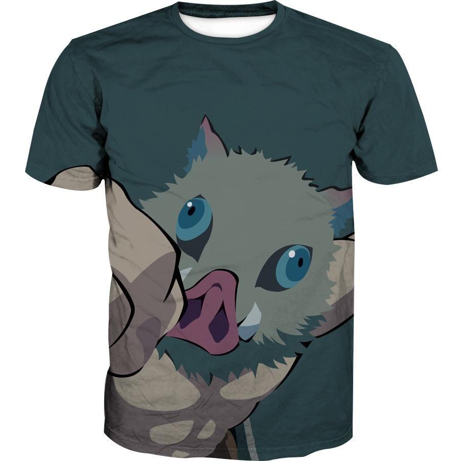 Inosuke Hashibira - Demon Slayer - Kimetsu No Yaiba 3D T-Shirt V1
