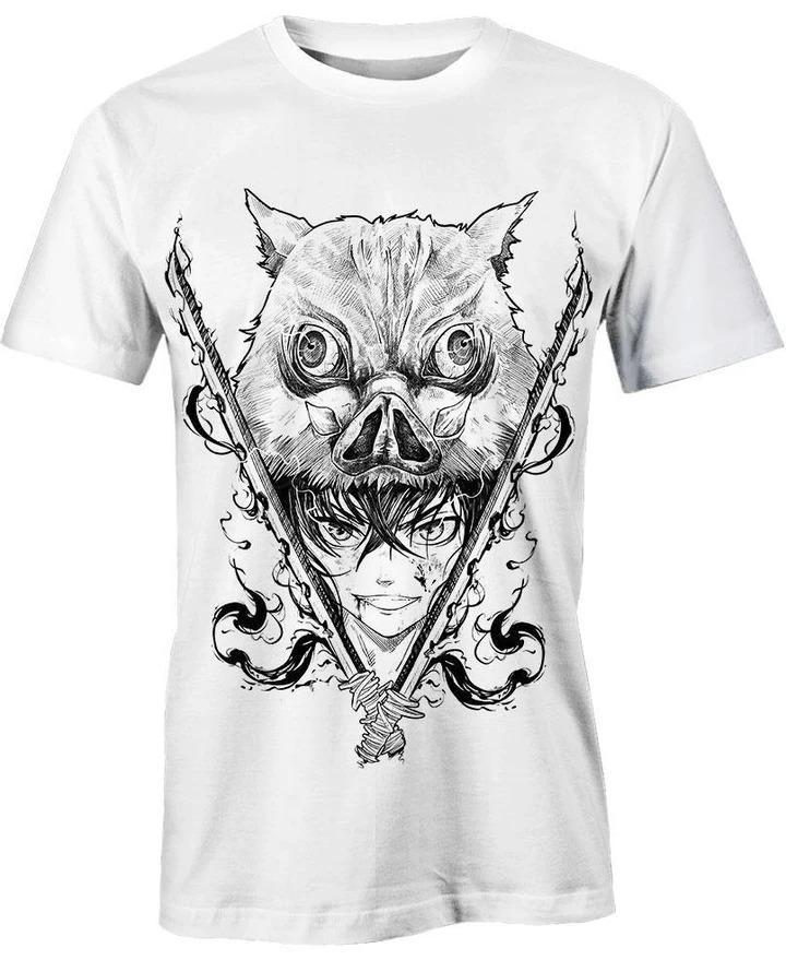 Inosuke Hashibira - Demon Slayer - Kimetsu No Yaiba 3D T-Shirt V5
