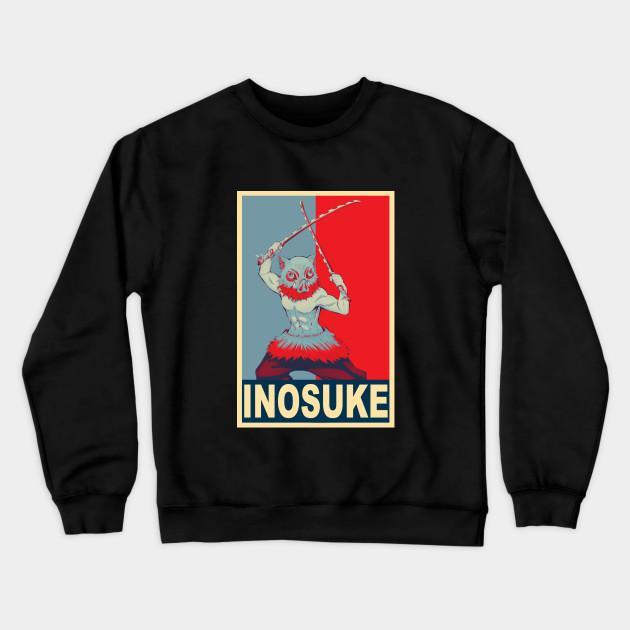 Inosuke Hashibira - Demon Slayer - Kimetsu No Yaiba Pullover Hoodie Sweatshirt V1 - Image 2