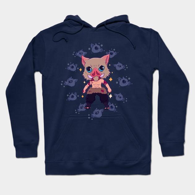 Inosuke Hashibira - Demon Slayer - Kimetsu No Yaiba Pullover Hoodie Sweatshirt V12