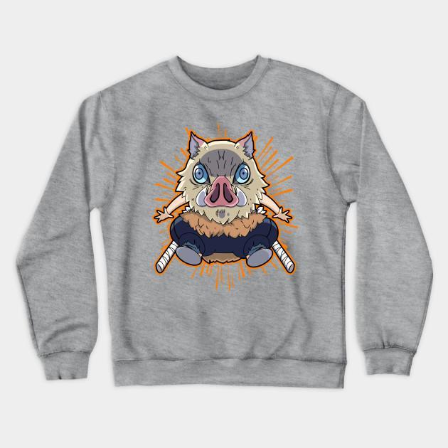 Inosuke Hashibira - Demon Slayer - Kimetsu No Yaiba Pullover Hoodie Sweatshirt V15 - Image 2