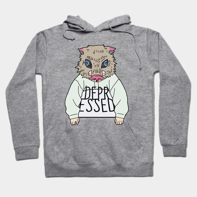 Inosuke Hashibira - Demon Slayer - Kimetsu No Yaiba Pullover Hoodie Sweatshirt V21