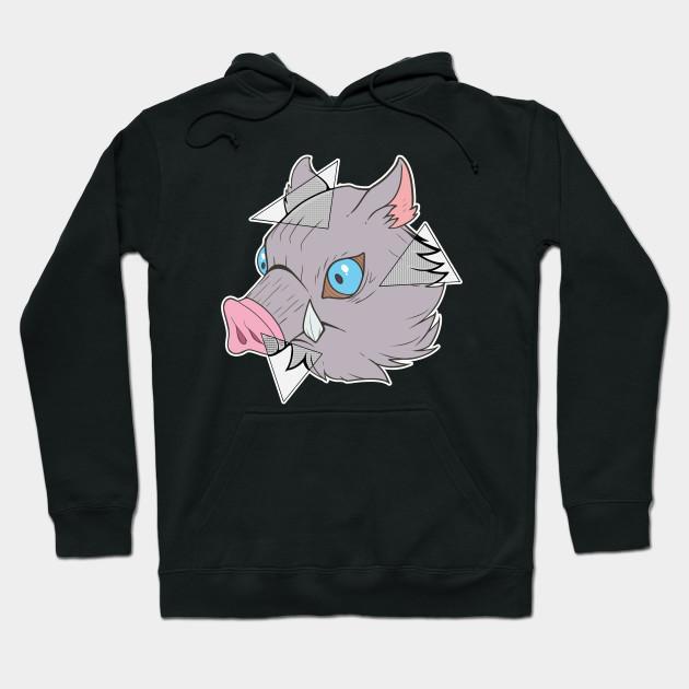 Inosuke Hashibira - Demon Slayer - Kimetsu No Yaiba Pullover Hoodie Sweatshirt V22