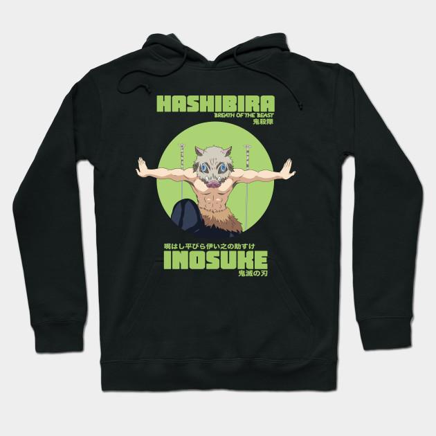 Inosuke Hashibira - Demon Slayer - Kimetsu No Yaiba Pullover Hoodie Sweatshirt V24