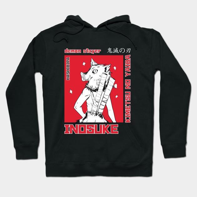 Inosuke Hashibira - Demon Slayer - Kimetsu No Yaiba Pullover Hoodie Sweatshirt V26