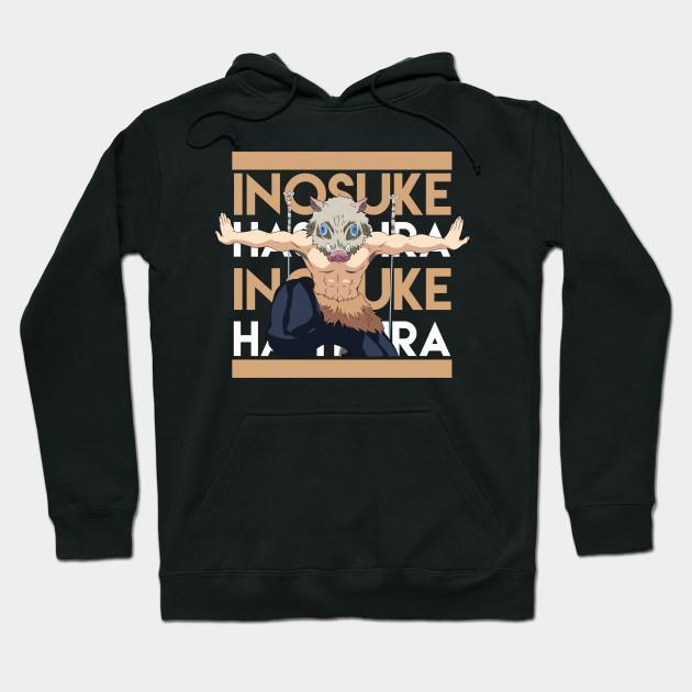 Inosuke Hashibira - Demon Slayer - Kimetsu No Yaiba Pullover Hoodie Sweatshirt V27