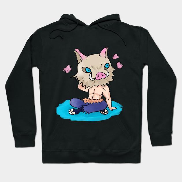 Inosuke Hashibira - Demon Slayer - Kimetsu No Yaiba Pullover Hoodie Sweatshirt V3