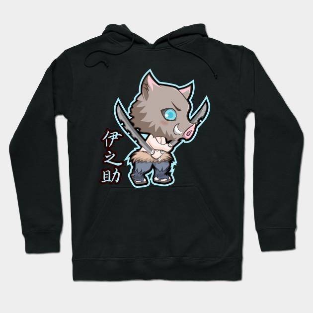 Inosuke Hashibira - Demon Slayer - Kimetsu No Yaiba Pullover Hoodie Sweatshirt V31