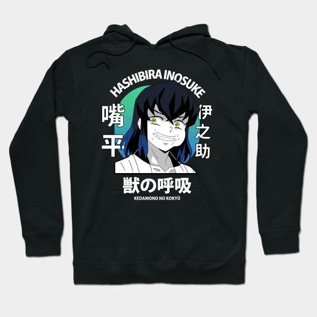 Inosuke Hashibira - Demon Slayer - Kimetsu No Yaiba Pullover Hoodie Sweatshirt V38