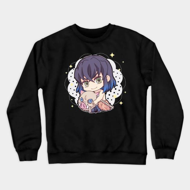 Inosuke Hashibira - Demon Slayer - Kimetsu No Yaiba Pullover Hoodie Sweatshirt V9 - Image 2