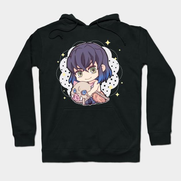 Inosuke Hashibira - Demon Slayer - Kimetsu No Yaiba Pullover Hoodie Sweatshirt V9