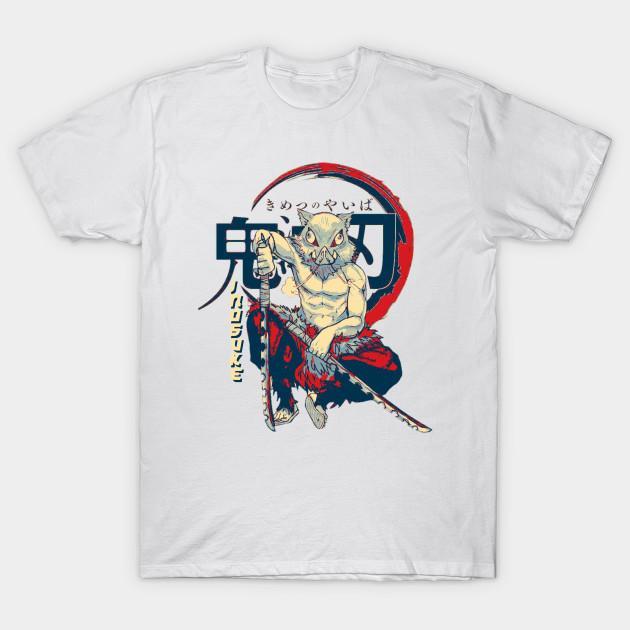 Inosuke Hashibira - Demon Slayer - Kimetsu No Yaiba T-Shirt V17