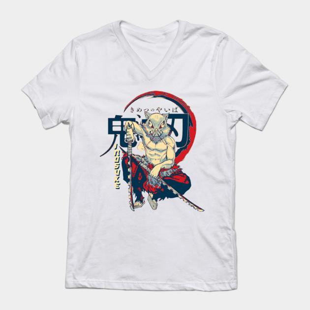 Inosuke Hashibira - Demon Slayer - Kimetsu No Yaiba T-Shirt V17 - Image 2