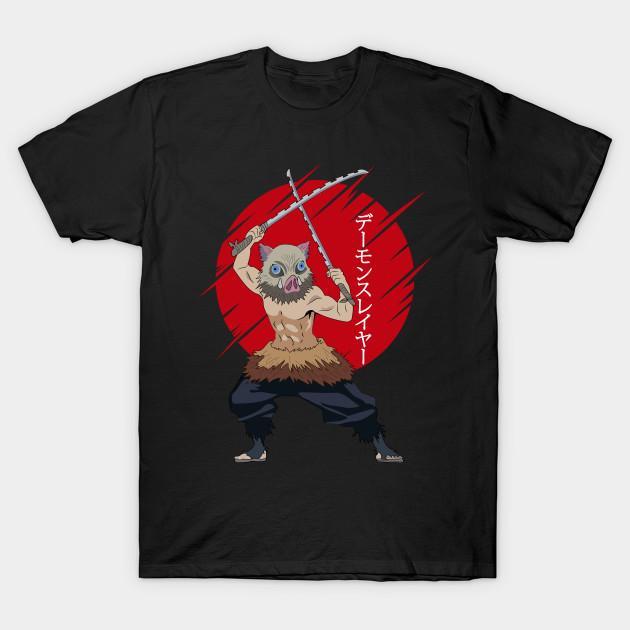 Inosuke Hashibira - Demon Slayer - Kimetsu No Yaiba T-Shirt V18
