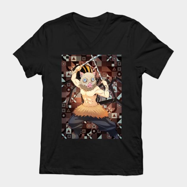 Inosuke Hashibira - Demon Slayer - Kimetsu No Yaiba T-Shirt V21 - Image 2