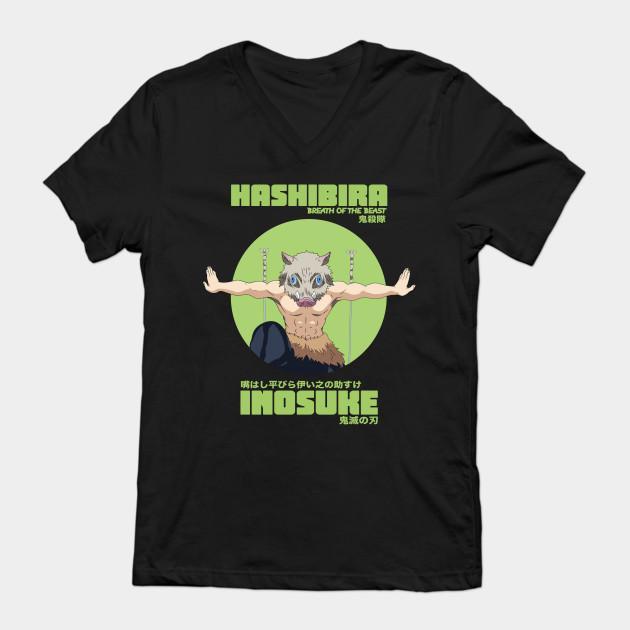 Inosuke Hashibira - Demon Slayer - Kimetsu No Yaiba T-Shirt V25 - Image 2