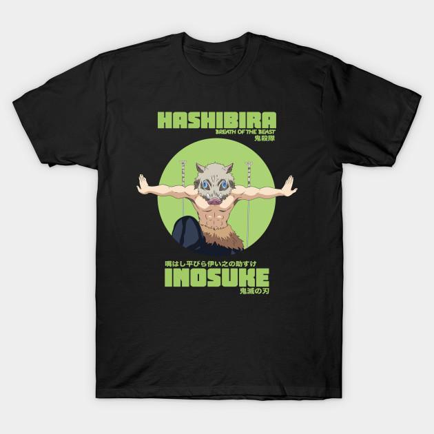 Inosuke Hashibira - Demon Slayer - Kimetsu No Yaiba T-Shirt V25