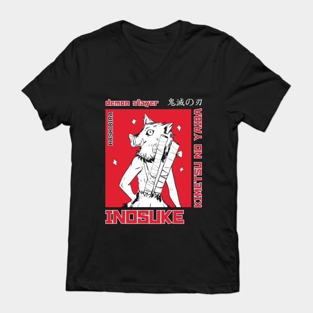 Inosuke Hashibira - Demon Slayer - Kimetsu No Yaiba T-Shirt V28 - Image 2