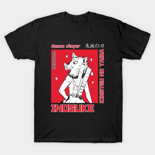 Inosuke Hashibira - Demon Slayer - Kimetsu No Yaiba T-Shirt V28