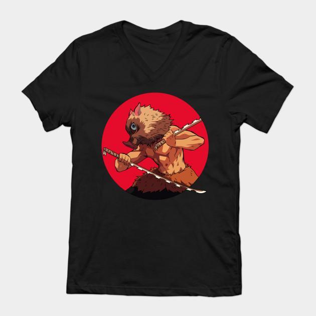 Inosuke Hashibira - Demon Slayer - Kimetsu No Yaiba T-Shirt V36 - Image 2