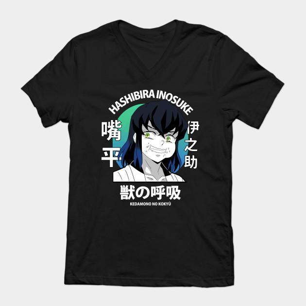 Inosuke Hashibira - Demon Slayer - Kimetsu No Yaiba T-Shirt V40 - Image 2