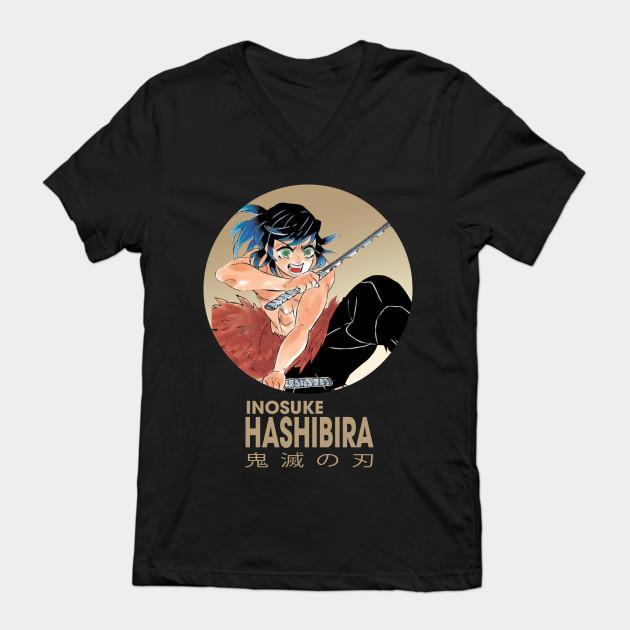 Inosuke Hashibira - Demon Slayer - Kimetsu No Yaiba T-Shirt V41 - Image 2