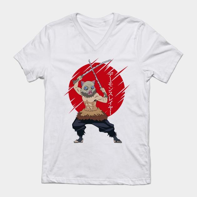 Inosuke Hashibira - Demon Slayer - Kimetsu No Yaiba T-Shirt V50 - Image 2
