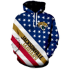 Jacksonville Jaguars American Flag 3D Printed Pullover Hoodie