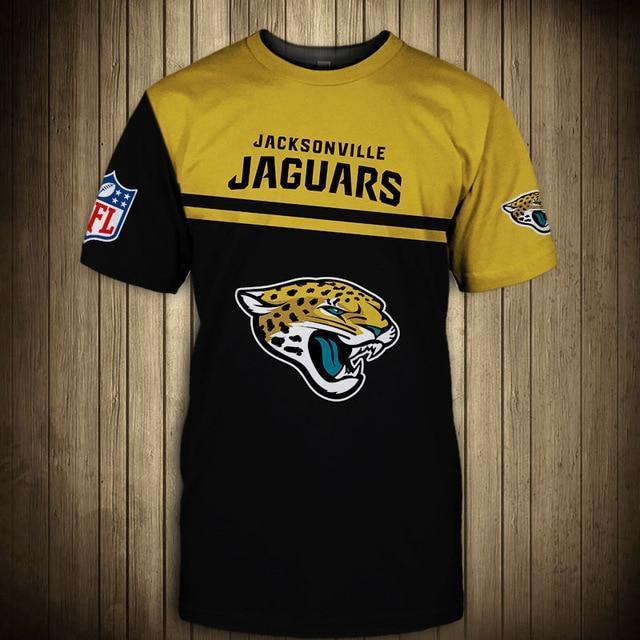 Jacksonville Jaguars Difference Colors In Two Hands 3D T-Shirt
