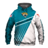 Jacksonville Jaguars Top Logo 3D Pullover Hoodie