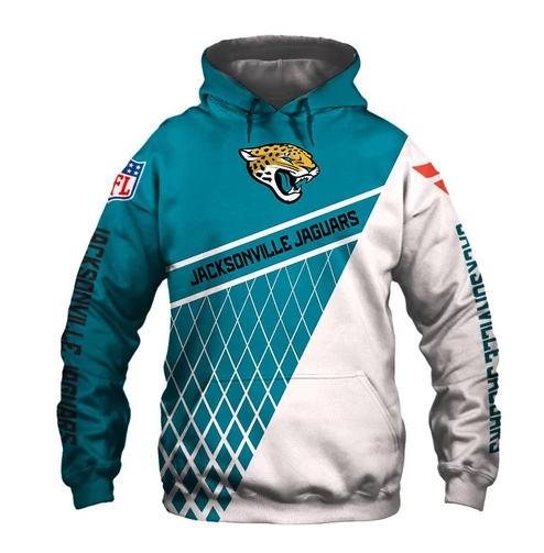 Jacksonville Jaguars Top Logo 3D Pullover Hoodie