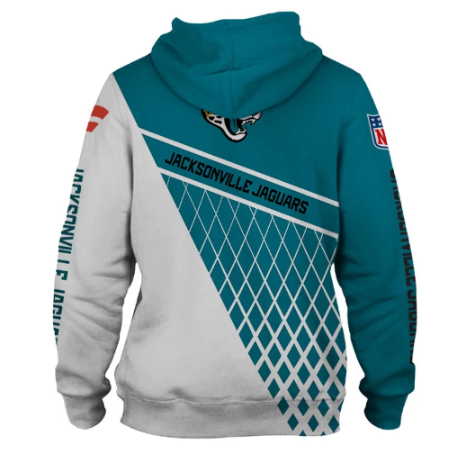 Jacksonville Jaguars Top Logo 3D Pullover Hoodie - Image 2
