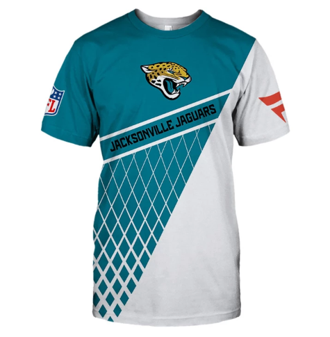 Jacksonville Jaguars Top Logo 3D T-Shirt