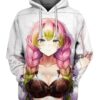 Kanroji Mitsuri - Demon Slayer - Kimetsu No Yaiba 3D Pullover Hoodie V3