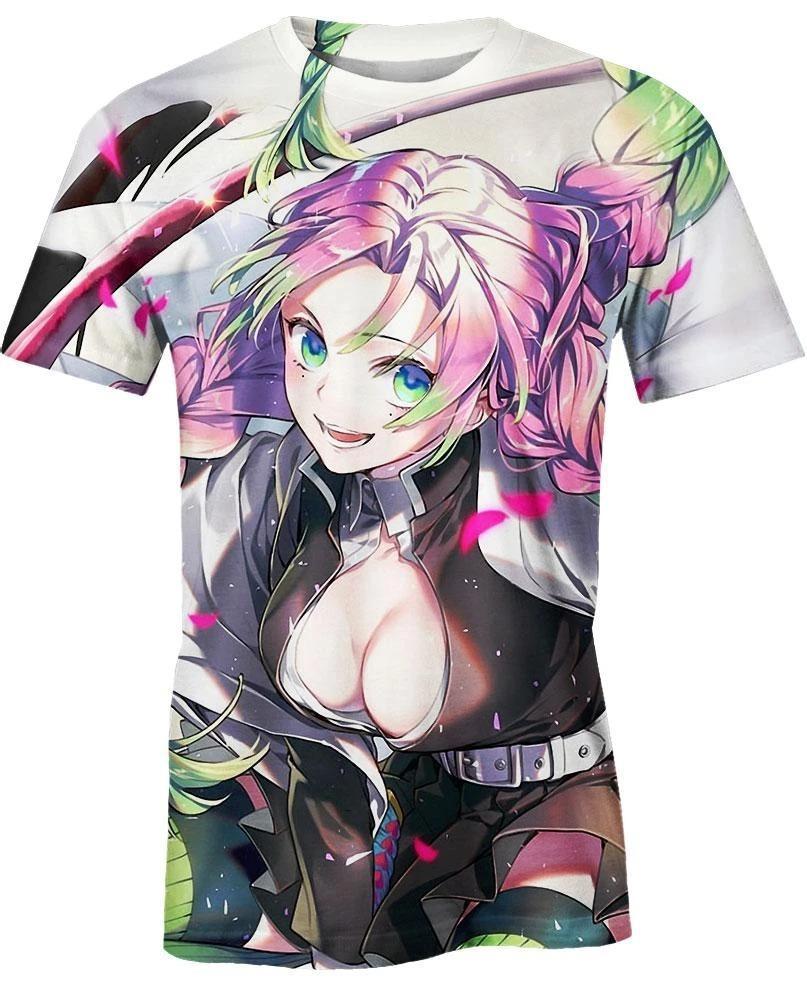Kanroji Mitsuri - Demon Slayer - Kimetsu No Yaiba 3D T-Shirt V2