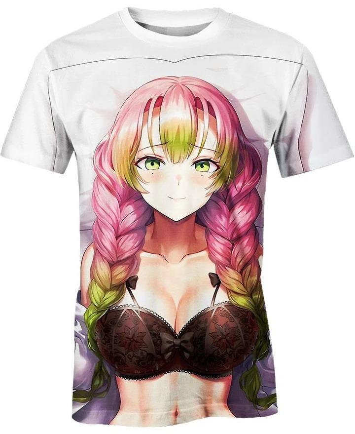 Kanroji Mitsuri - Demon Slayer - Kimetsu No Yaiba 3D T-Shirt V3