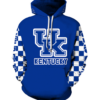 Kentucky Wildcats Logo 3D Printed Pullover Hoodie