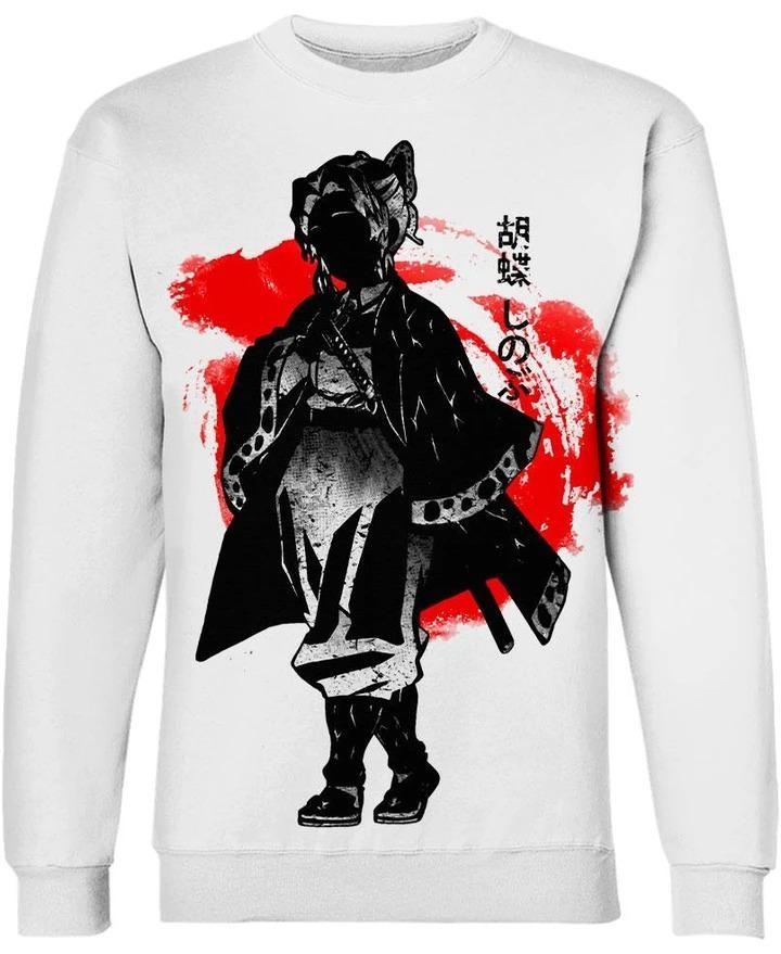 Kochou Shinobu - Demon Slayer - Kimetsu No Yaiba 3D Crewneck Sweatshirt V5