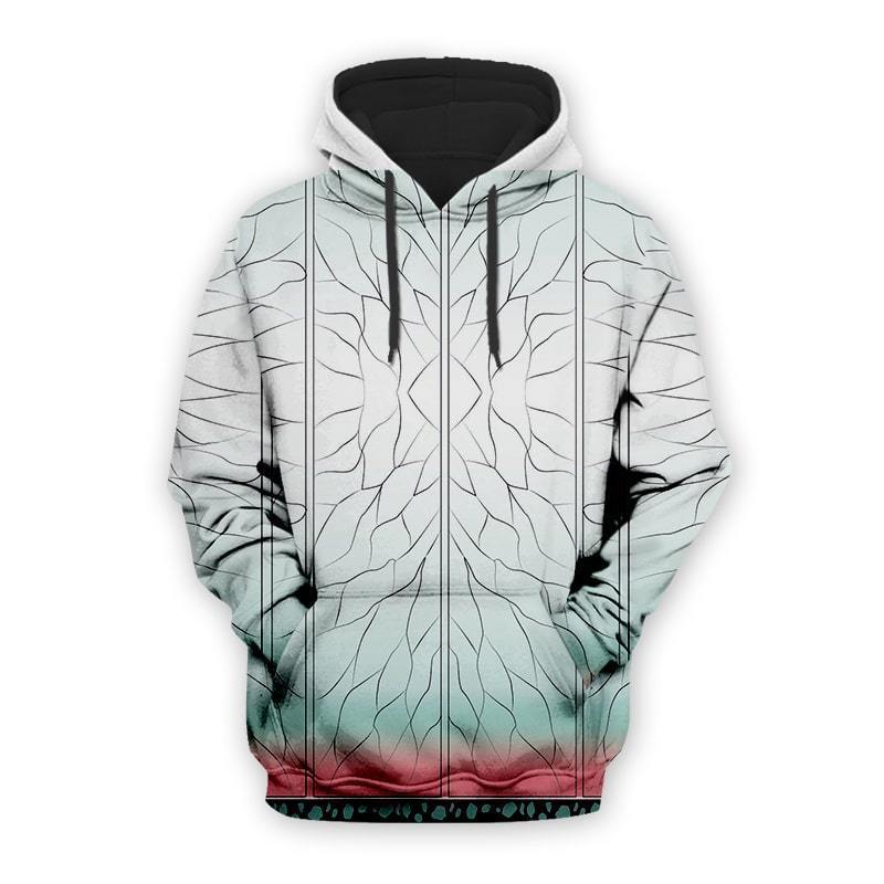 Kochou Shinobu - Demon Slayer - Kimetsu No Yaiba 3D Pullover Hoodie V1