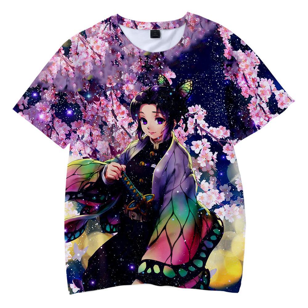 Kochou Shinobu - Demon Slayer - Kimetsu No Yaiba 3D T-Shirt V10